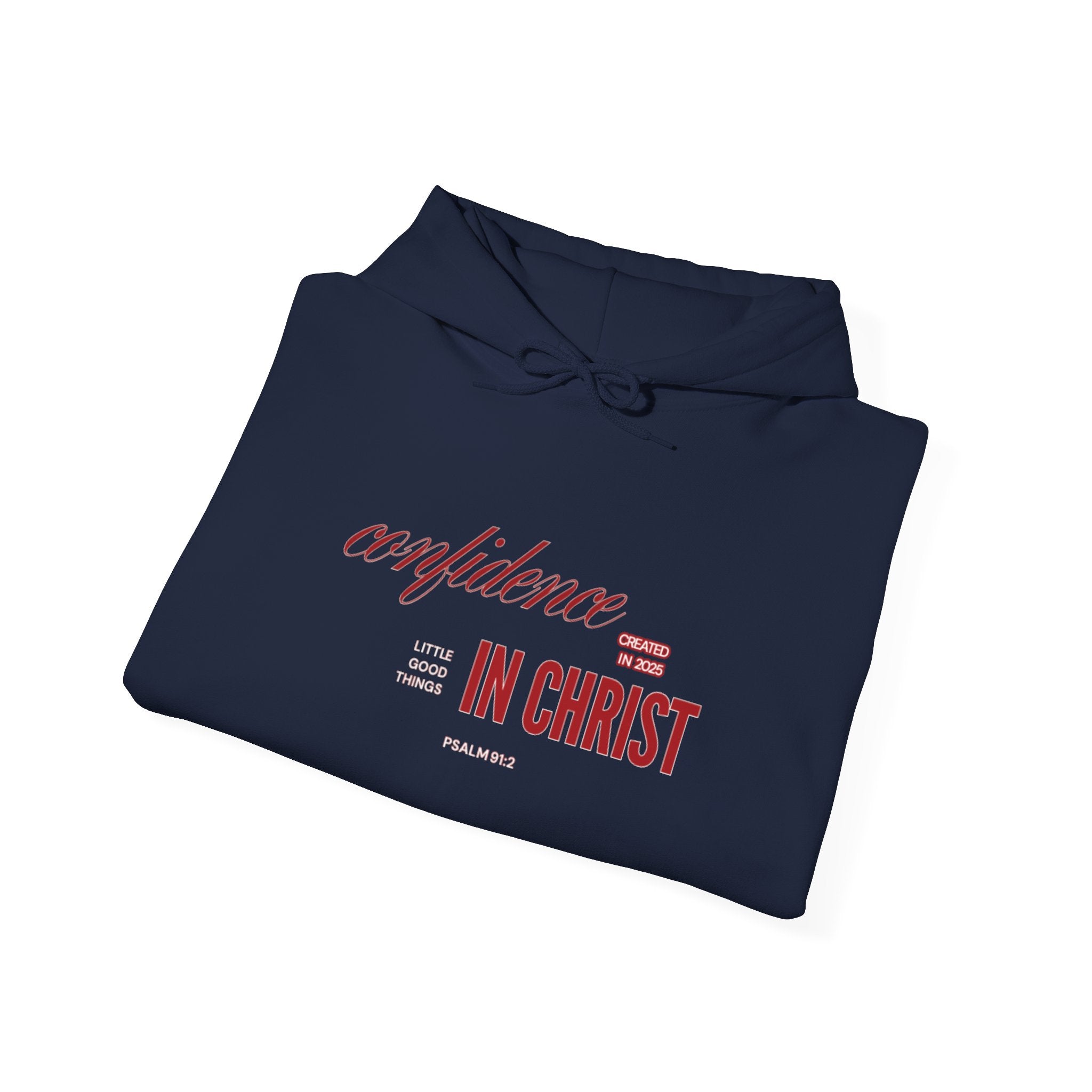 Christian Hoodie — "Confidence In Christ" Pullover