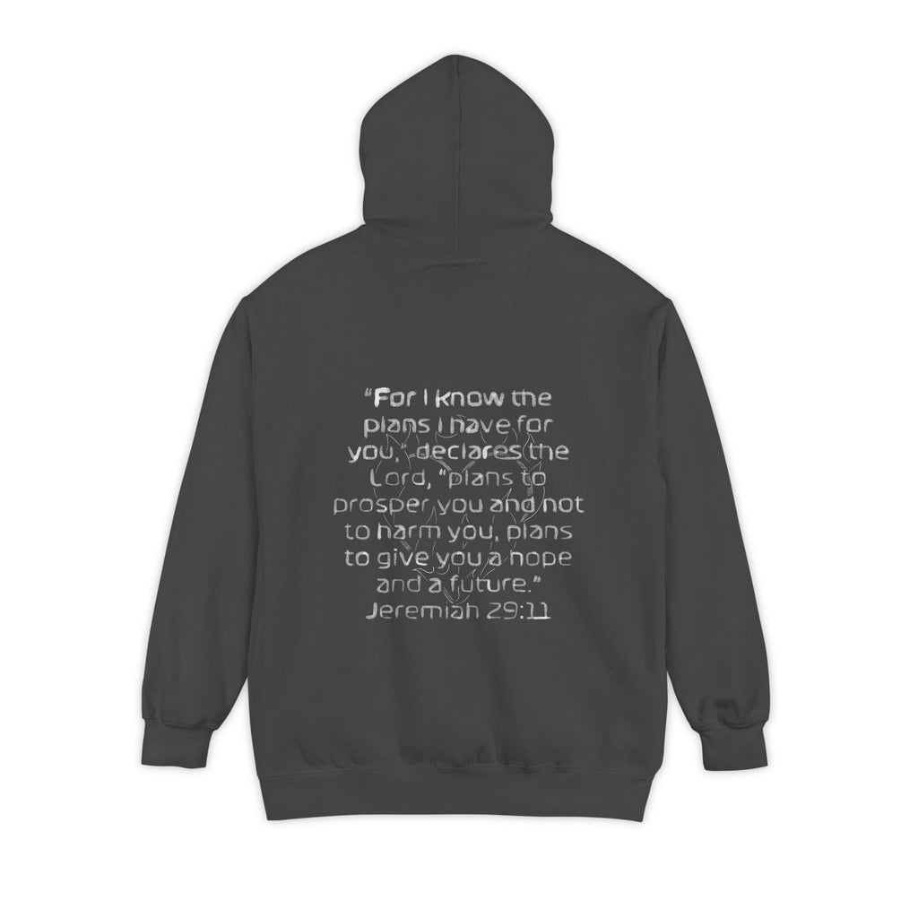 Hoodie - "I Am Here For A Reason" Christian Hoodie with Jeremiah 29:11 Scripture