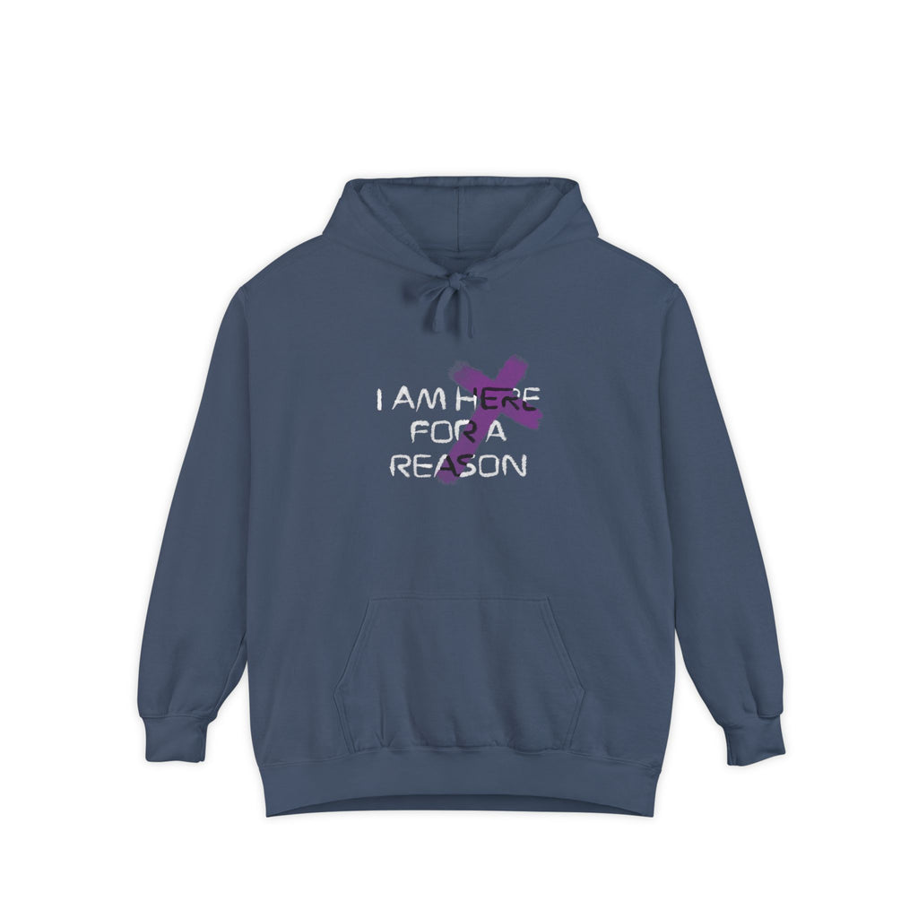 Hoodie - "I Am Here For A Reason" Christian Hoodie with Jeremiah 29:11 Scripture