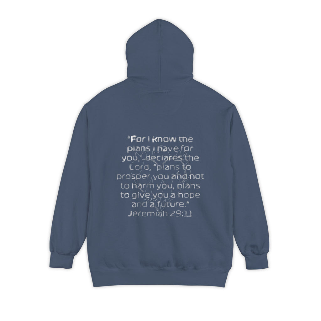 Hoodie - "I Am Here For A Reason" Christian Hoodie with Jeremiah 29:11 Scripture