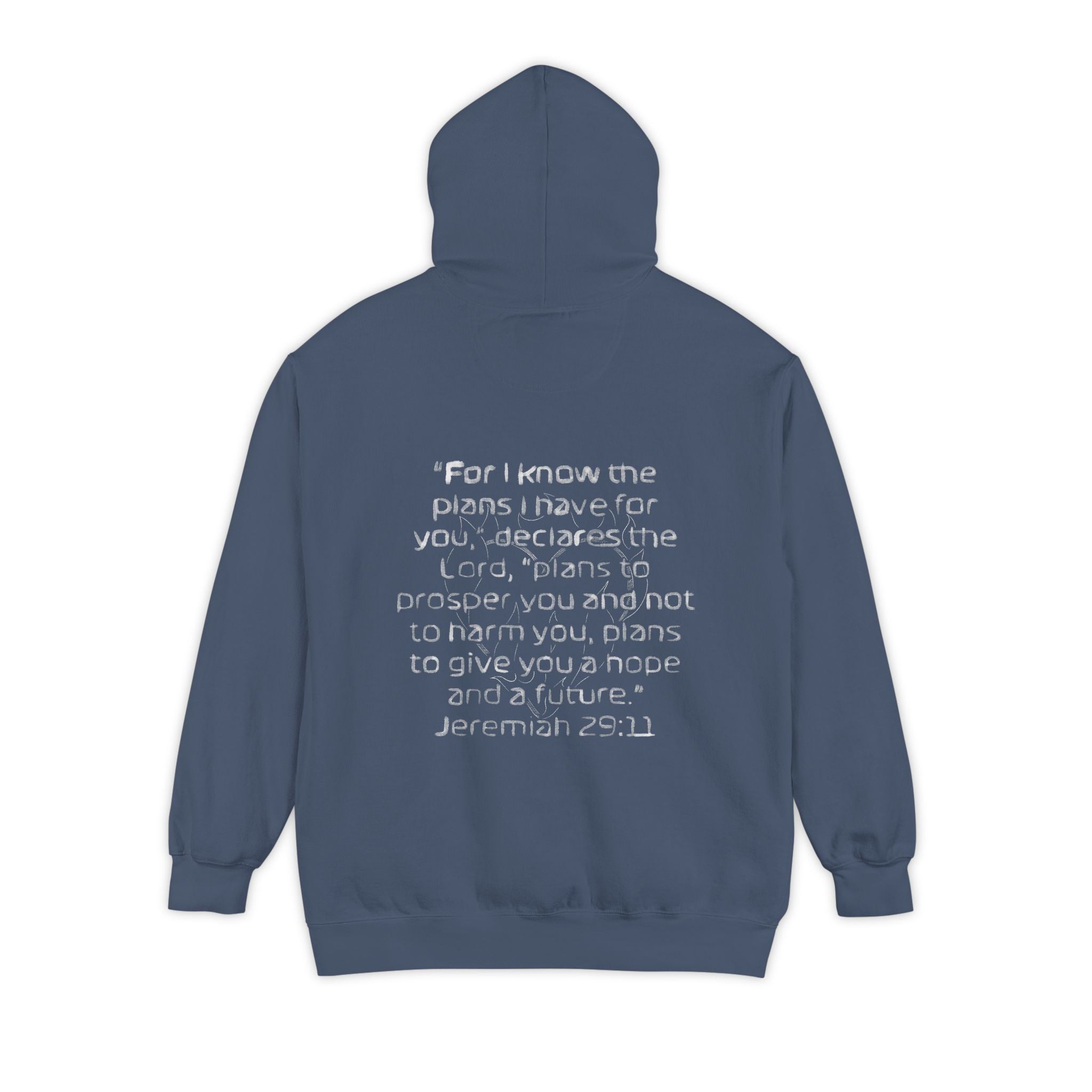 Hoodie - "I Am Here For A Reason" Christian Hoodie with Jeremiah 29:11 Scripture