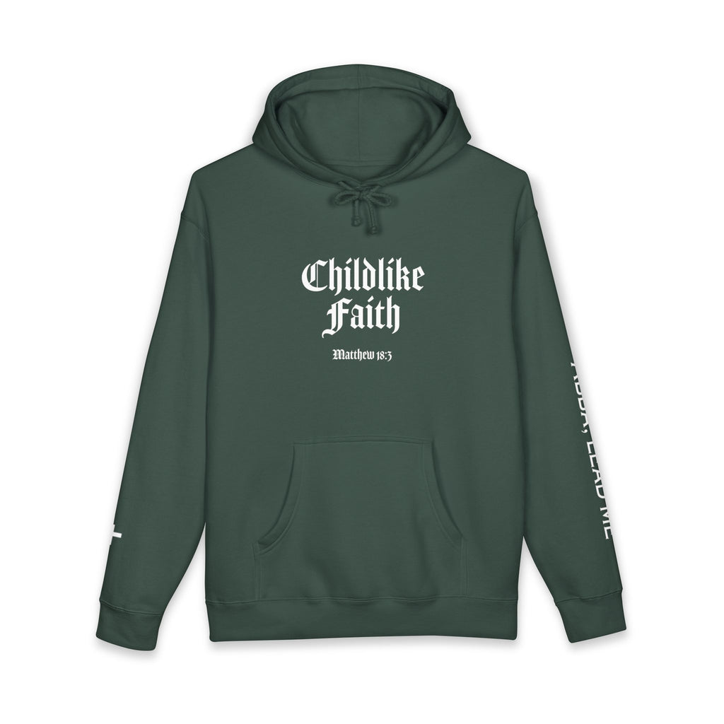 Childlike Faith Hoodie — Matthew 18:3 Graphic Pullover