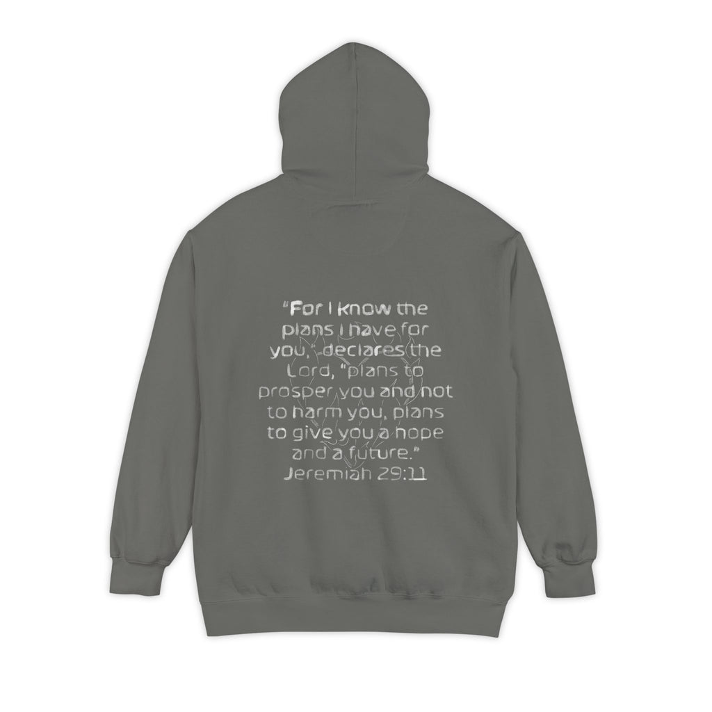 Hoodie - "I Am Here For A Reason" Christian Hoodie with Jeremiah 29:11 Scripture