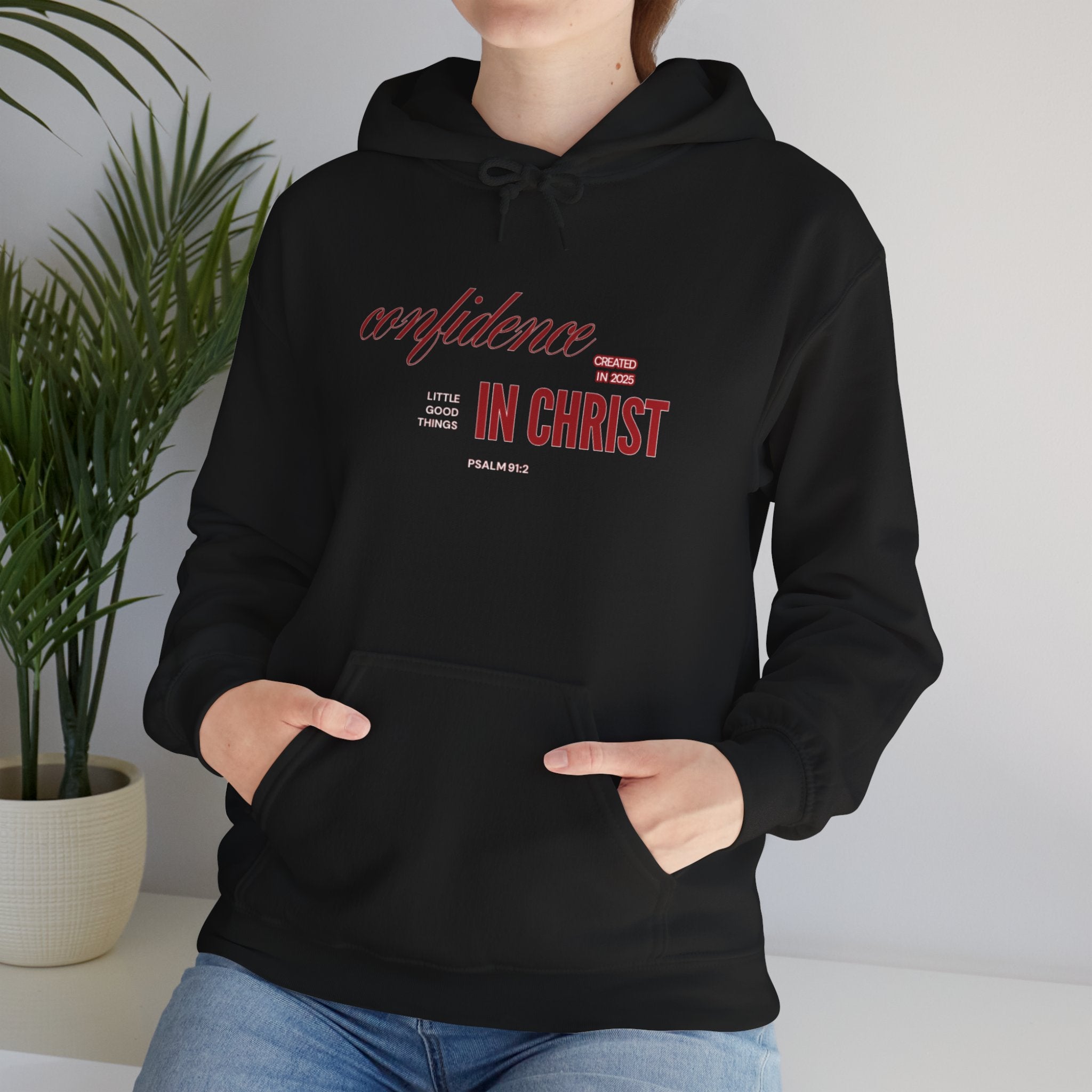 Christian Hoodie — "Confidence In Christ" Pullover